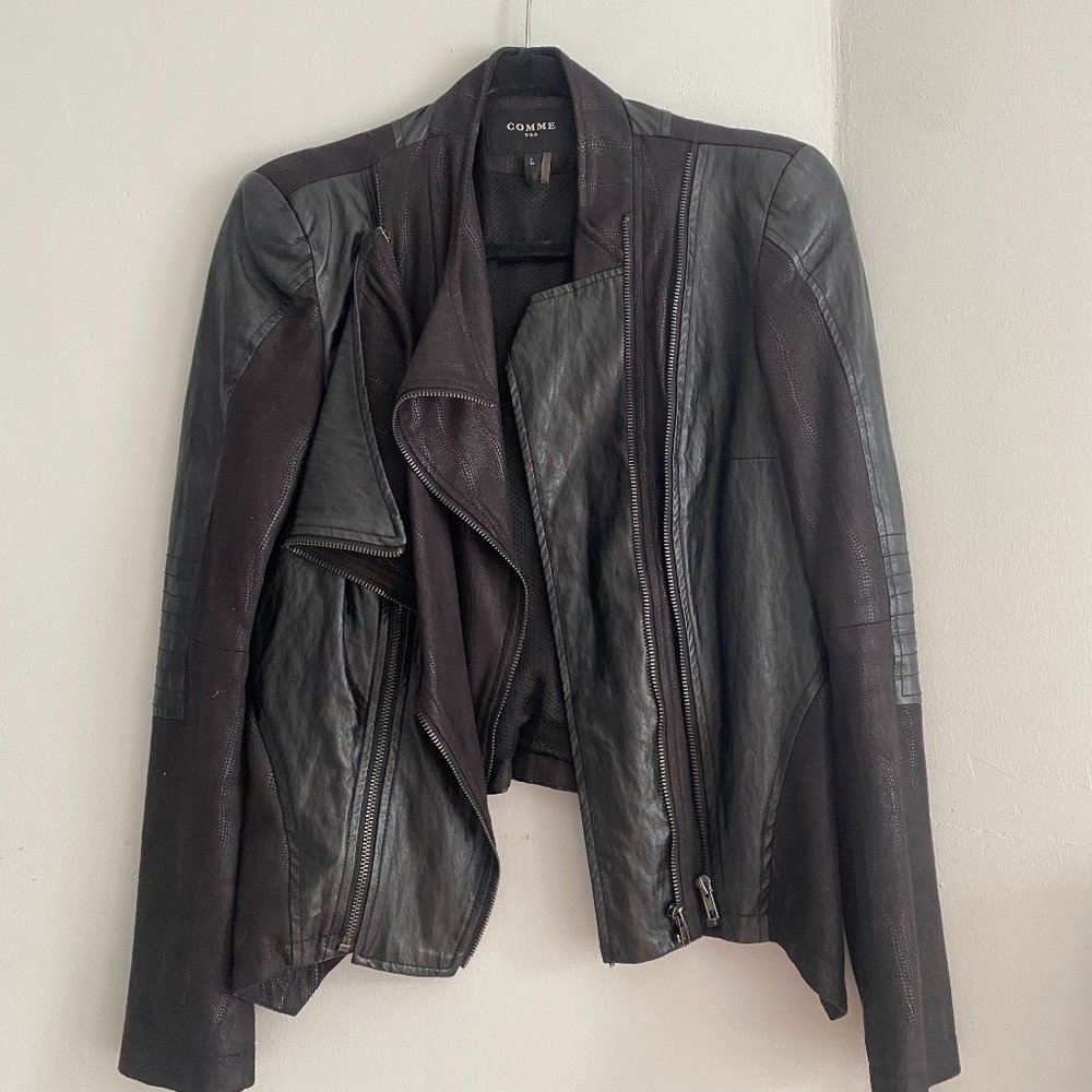 Black Leather/Suede Jacket